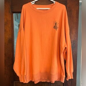American Eagle Orange Sweatshirt